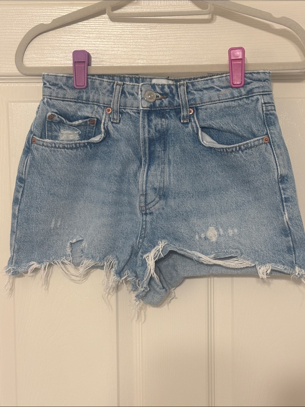 BDG Urban Outfitters Button Fly Summer Cutoff Denim Shorts 27